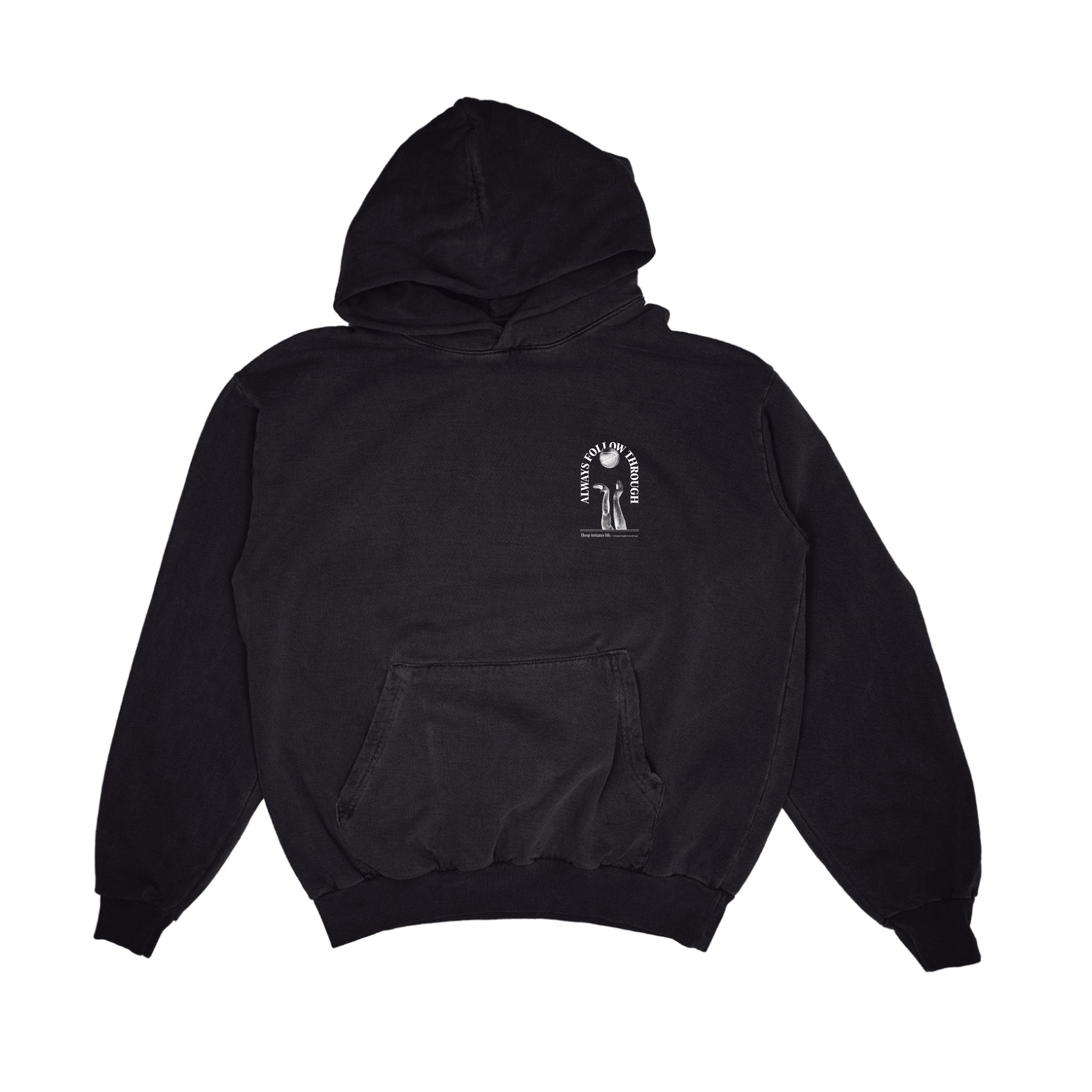 AFT Hoodie - Washed Black