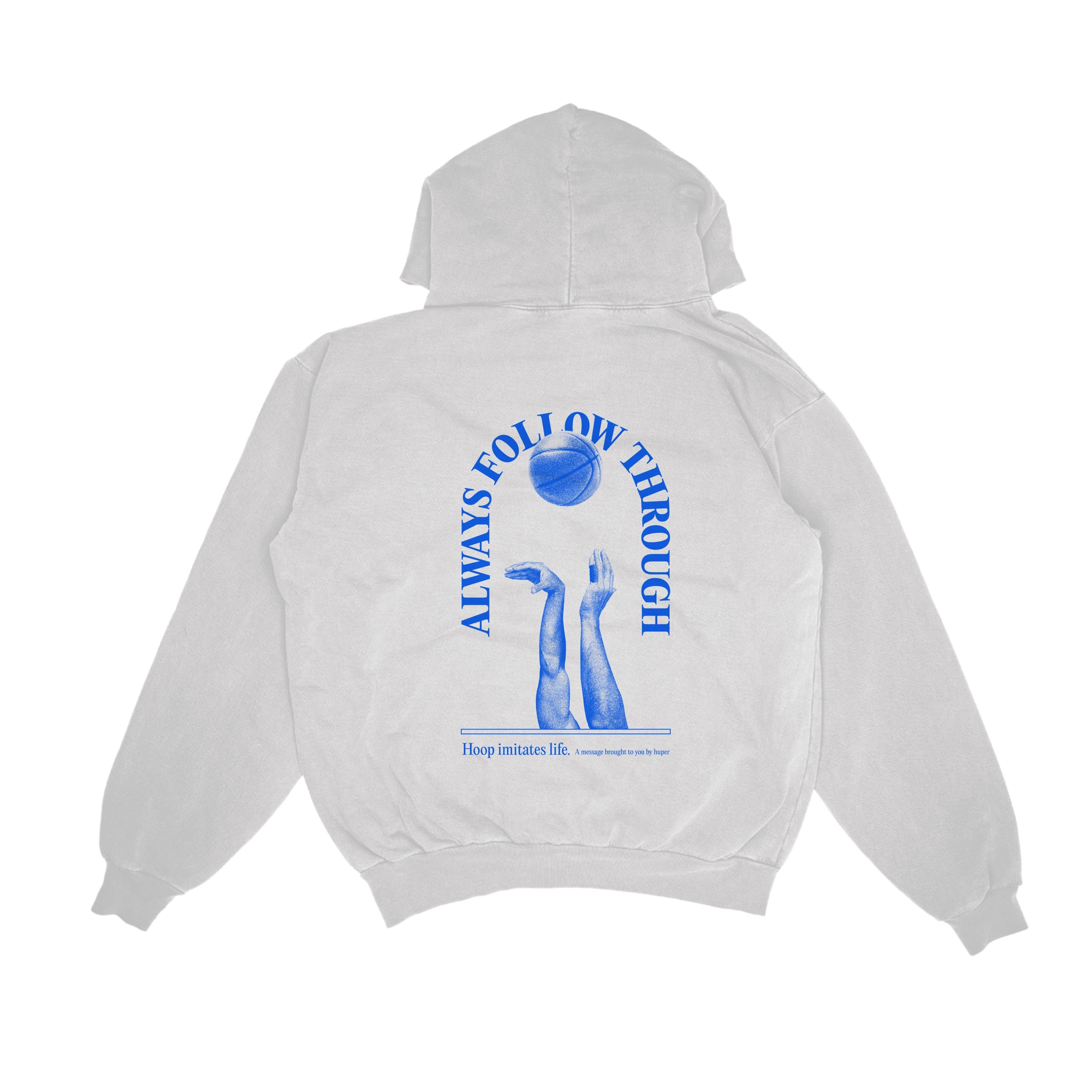 Always Follow Through Hoodie - Cement