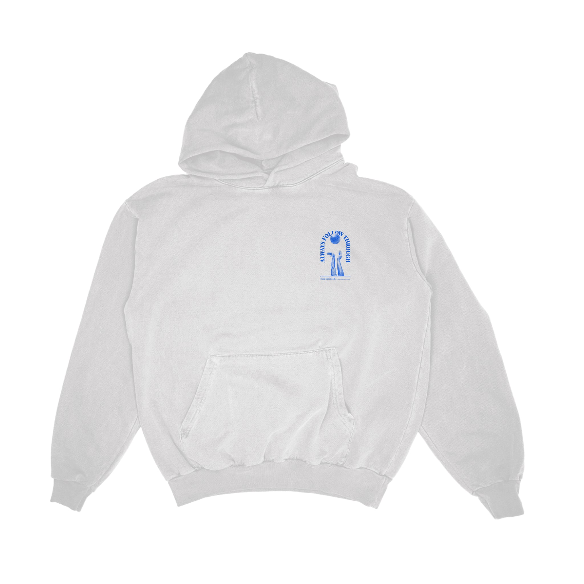Always Follow Through Hoodie - Cement