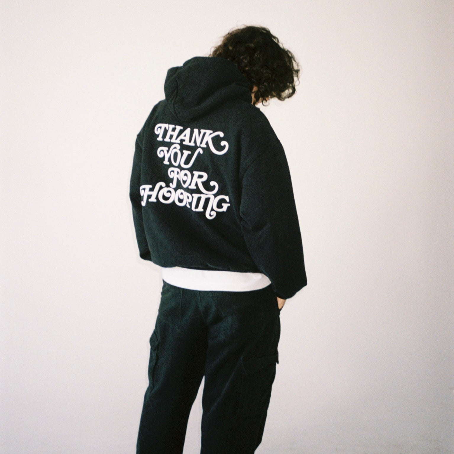 Thank You for Hooping Hoodie - Black