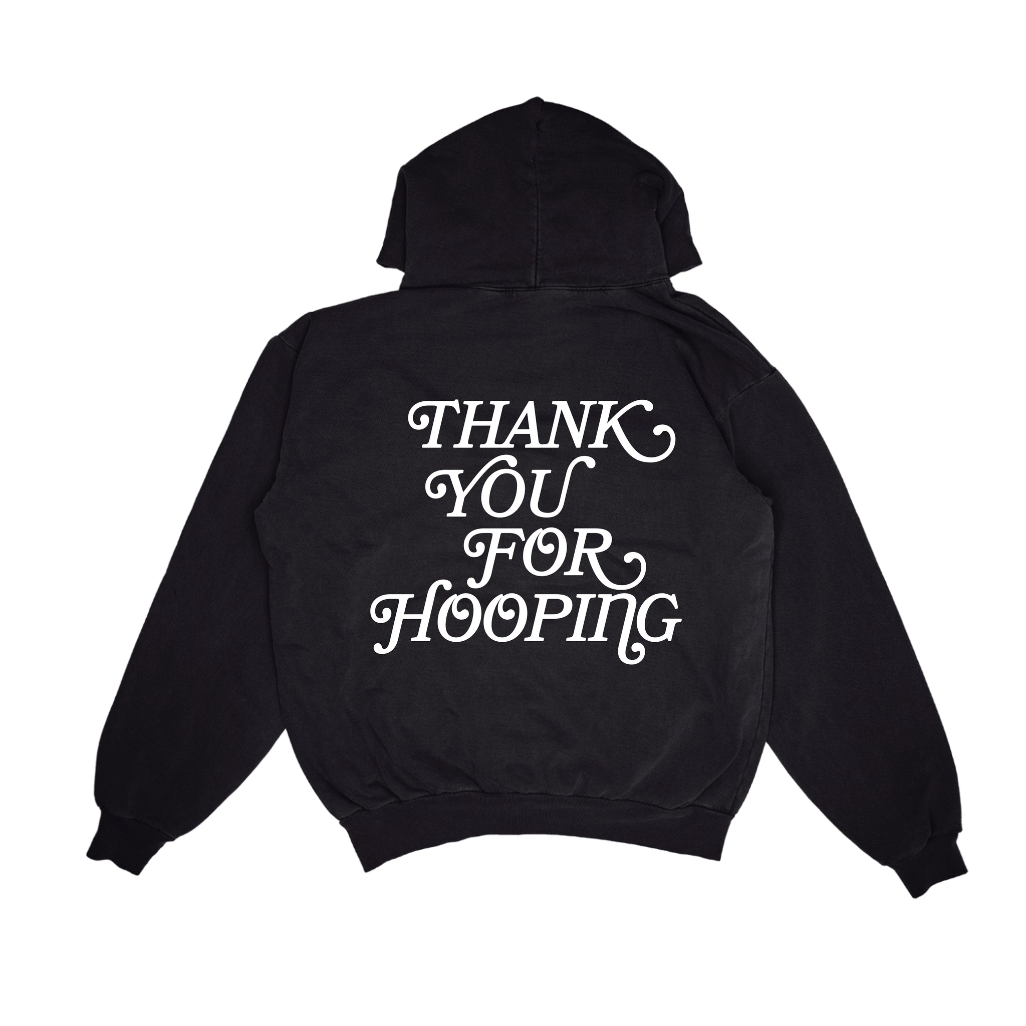 Thank You for Hooping Hoodie - Black
