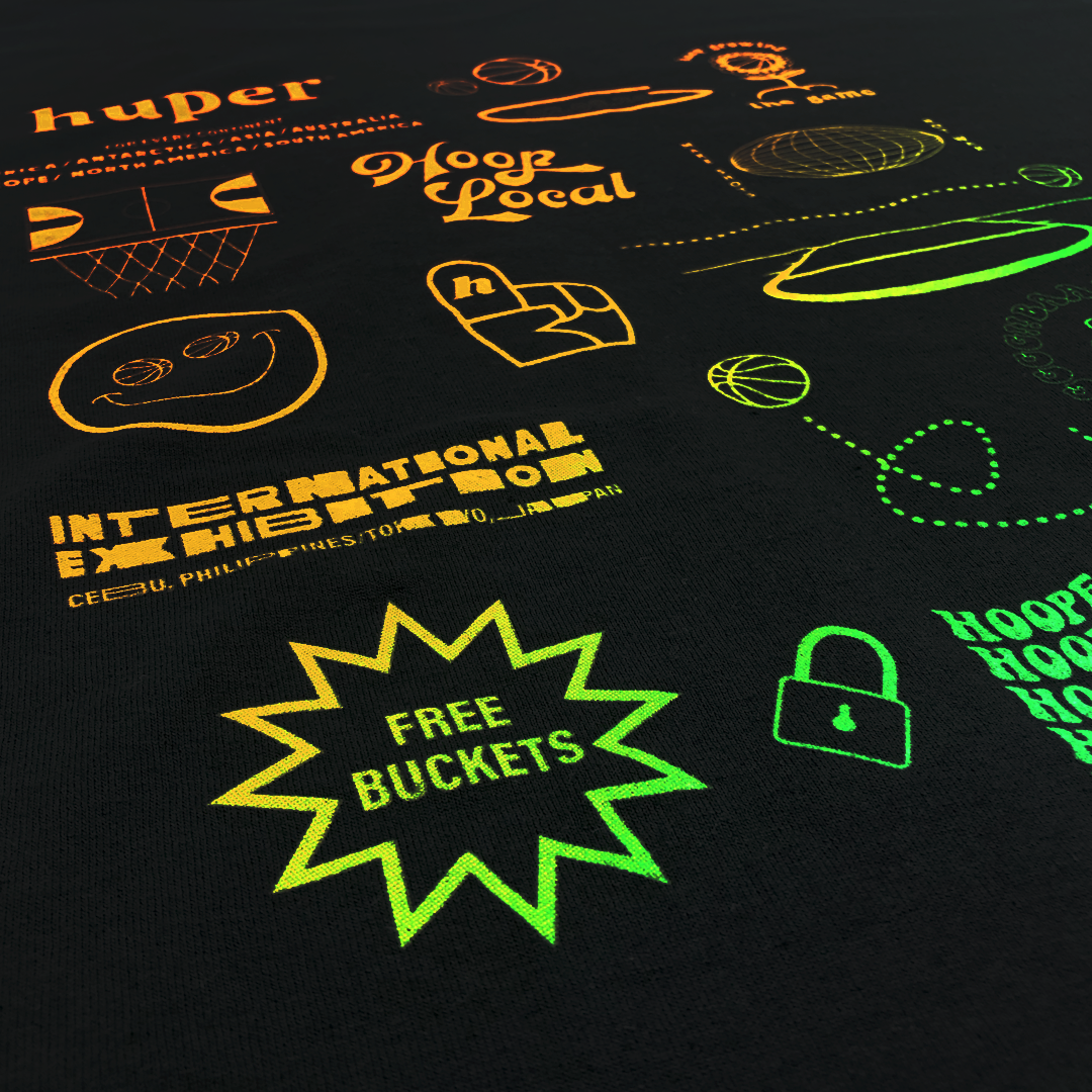 Happy Huper Tee - Blk