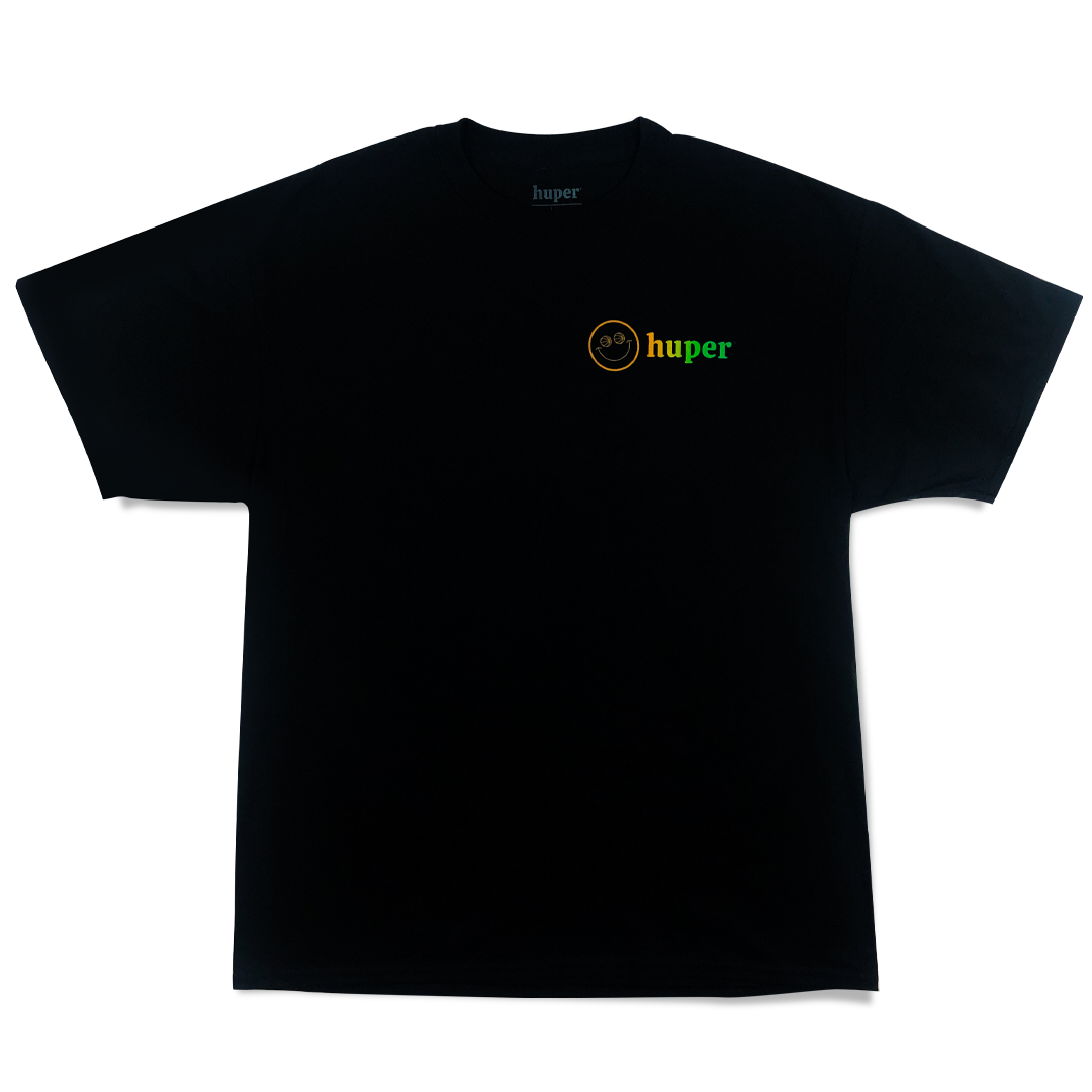 Happy Huper Tee - Blk