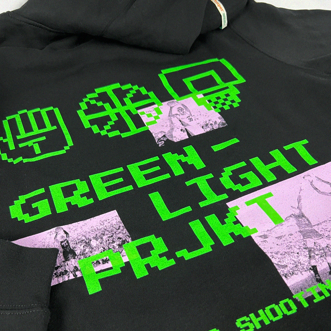 Green Light Prjkt Hoodie - Black