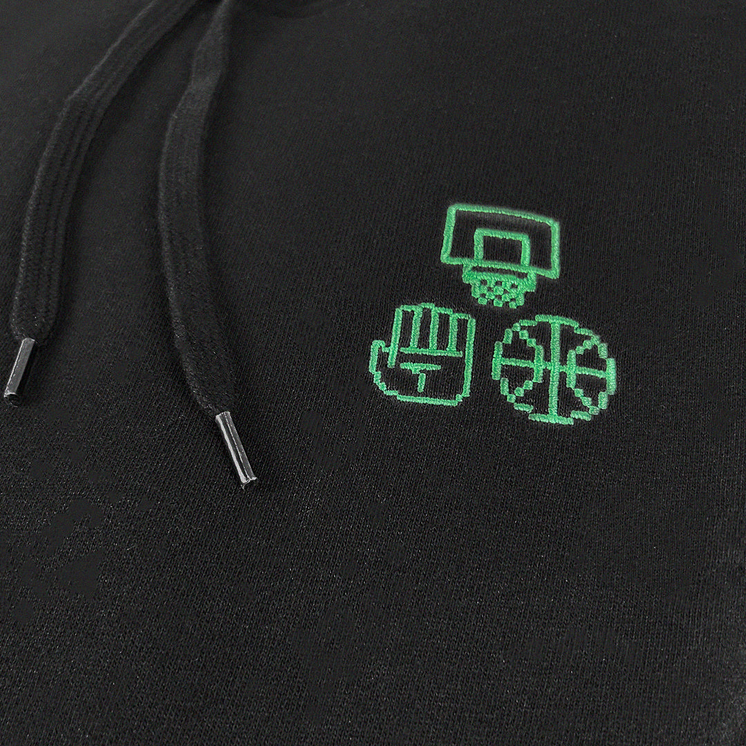 Green Light Prjkt Hoodie - Black